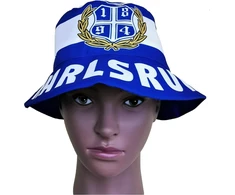 Generisch Karlsruhe fano skrybėlė, nuo saulės, žvejo skrybėlė, žvejo skrybėlė, fano skrybėlė, karinė skrybėlė, mėlyna, balta