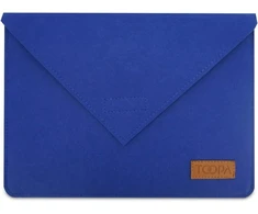 Generisch Toopa Bag Tilda veltinis nešiojamojo kompiuterio krepšys, skirtas 13,3 colių nešiojamiesiems kompiuteriams, veltinis krepšys su papildomu vidiniu sluoksniu (13,3 colio, mėlynas), mėlynas