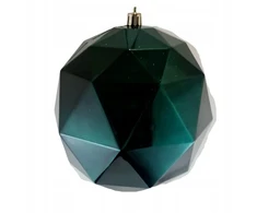 Geometrinis žalias plastikinis burbulas 15cm