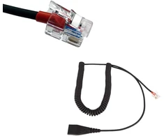 Gequdio vienas rj kabelis - suderinamas su yealink, snom, avaya, grandstream telefonu