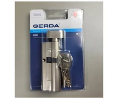 Gerda Wke1 30/50 cilindras su rankenėle, satino nikeliu