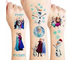Geriausios laikinos tatuiruotės vaikams Frozen kraina lodu dizainai