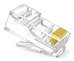 Getfort Rj45 cat.6 jungtis 8p8c skaidri 1 vnt.