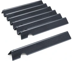 Gftime 43.5 x 5.8 cm flavorizer barai, skirti Weber Genesis Ii/lx 400, Genesis Ii E410, E435, S435 (2017 ir naujesniems) dujiniams griliams, porcelianinės kaitinimo plokštės, atsarginės dalys Weber 66033/66796, 7 vnt.