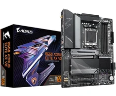 Pagrindinė plokštė Gigabyte B650 Aorus Elite Ax V2 motininė plokštė - Amd Ryzen 9000 serija, 12+2+2 fazių Vrm, iki 8000 Mhz Ddr5 (oc), 1xpcie 5.0 + 2xpcie 4.0 M.2, 2.5gbe Lan, Wifi 6e, Usb 3.2 Gen 2