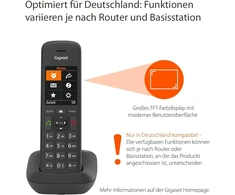 Gigaset C575a belaidis telefono aparatas su atsakikliu