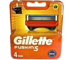 Gillette Fusion 5 keičiami skustuvo galvučių įdėklai, 4 vnt, aštrūs