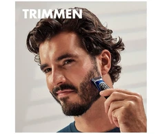 Gillette Fusion 5 Styler Skutimosi rinkinys vyrams, barzdos kirpiklis + skutimosi galvutė + 3 šukų antgaliai, dovana vyrams