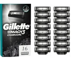 Gillette Mach3 Charcoal skutimosi galvutės - 16 vnt.