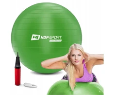 Gimnastikos kamuolys treniruotėms, fitnesui 65 cm su pompa pilates gimnastikai Hop-sport