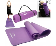 Gimnastikos treniruočių jogos fitneso kilimėlis Nbr storas didelis 190x61cm