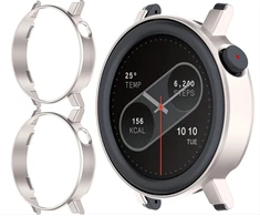 Giopuey dėklas, suderinamas su Cmf Watch Pro 2, [2 vnt.] kieto plastiko medžiaga, apsauga nuo susidūrimų, Cmf Watch Pro 2 dangtelis - smėlio spalvos