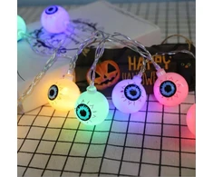 Girlianda Led lemputės akys halloween spalvota 2,5m 20 diodų