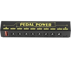 Gitaros pedalo maitinimo šaltinis, 8 krypčių izoliuotas, mažo triukšmo pedalboard maitinimo šaltinis su apsauga nuo perkrovos ir trumpojo jungimo bei usb jungties kabeliu