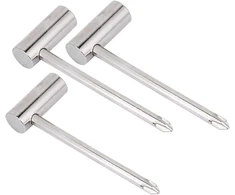 Gitaros reguliavimo raktas metalinis šešiakampis truss rod raktas elektrinės gitaros atsarginės dalys ir smulkios detalės 7mm/8mm/6.35mm (sidabrinis)