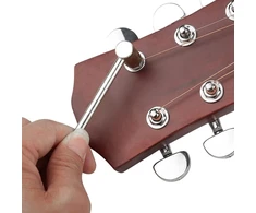 Gitaros reguliavimo raktas metalinis šešiakampis truss rod raktas elektrinės gitaros atsarginės dalys ir smulkios detalės 7mm/8mm/6.35mm (sidabrinis)