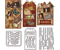 Globeland pjovimo štampai su kišeniniu rėmeliu, skirti "pasidaryk pats" scrapbooking'ui, metaliniai skirtukai, pjovimo štampai, etikečių skylių perforatoriai kortelių gamybai, įspaudimui