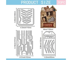 Globeland pjovimo štampai su kišeniniu rėmeliu, skirti "pasidaryk pats" scrapbooking'ui, metaliniai skirtukai, pjovimo štampai, etikečių skylių perforatoriai kortelių gamybai, įspaudimui
