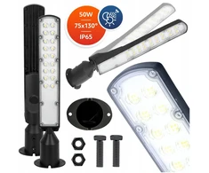 Globo Toys Kobi 50w led gatvės šviestuvas su prieblandos jutikliu, atsparus vandeniui, neutralus