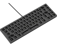 Klaviatūra Glorious Gaming Gmmk 2 Compact 65% Barebones (tik rėmas) - mechaninės žaidimų klaviatūros skeletas, Compact Tkl (65%), aliuminis, pritaikoma, Rgb, Amerikietiškas/ansi išdėstymas - juoda