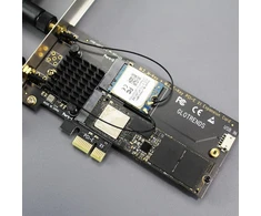 Glotrends Pcie X1 Adapteris: 1x M.2 Wifi ir 1x M.2 Nvme Ssd