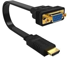 Glowster Hdmi į Vga keitiklis su 1080p raiška ir garso palaikymu, idealiai tinkantis vaizdo įrenginiams prijungti prie Vga monitorių ar projektorių