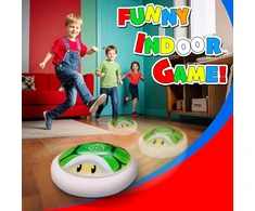 Glückpa Mario hover futbolo kamuolys su led, žaislas vaikams, žaidimas patalpose/lauke, oro galios futbolo kamuolys vaikams nuo 3 4 5 6 7 8-12 metų, futbolo dovana berniukams ir mergaitėms nuo 3-10 metų