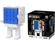 Gobus Moyu Cube Robot Mfjs 4x4 Cube rinkinys ir dėžutė