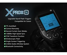 Objektyvas Godox Xproii-s 2.4g Ttl belaidis blykstės paleidiklis Xproiis, automatinis blykstės paleidiklis 1/8000s Hss, didelis Lcd ekranas, 32 kanalai, 16 grupių, skirtas Sony fotoaparatams