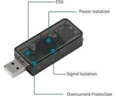 Gokelomg Adum3160 Skaitmeninis Signalas Garso Izoliatorius Usb į Usb Skaitmeninis Izoliatorius Adum3160 Signalas Garso Maitinimo Izoliatorius