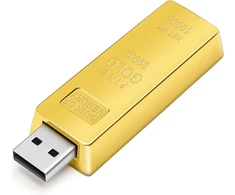 Goldbarren usb atmintinė usb 2.0 atmintinė atminties kortelė usb išorinė duomenų saugykla dovana vaikams studentams (32gb)