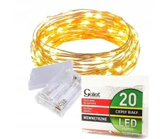 Goliat Kalėdinės lemputės 20 Led ant vielos, maitinamos baterijomis