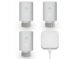 Gomedia Hy368 radiatorių termostatas 3 vnt. + Tuya Zigbee vartai