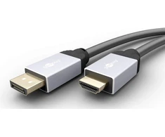 Goobay 71612 Displayport/hdmi jungties kabelis su Displayport kištuku į Hdmi kištuką, 1,5 m ilgio, juodas