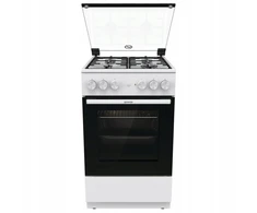 Gorenje Gk5a21wh dujinė-elektrinė viryklė Grilis Pizza balta 58cm 68l