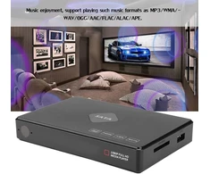 Vaizdo grotuvas Goshyda Full Hd medijos grotuvas, 2.5 colio Full Hd Sata kietojo disko grotuvas su 120g atminties muzikos, vaizdo įrašų grotuvu su dekodavimo technologija, skirtas televizoriui (eu)