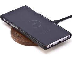 Gowood - 15w greitas belaidis įkroviklis iš riešutmedžio - greitas belaidis įkroviklis su 2m tvirtu ir patvariu įkrovimo kabeliu - led integruotas belaidis usb-c įkroviklis