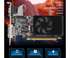 Vaizdo plokštė Grafikos plokštė Gt610 1gb Ddr3 64bit Pci-e 2.0 su tyliu aušintuvu