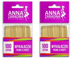 Granada 2 vnt. Anna Zaradna dantų krapštukai 100 vnt. mediniai stella