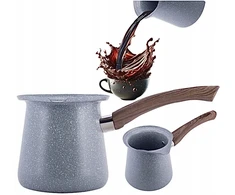 Virdulys Granito puodas turkiškai kavai virti Oldman, puodelis, keptuvė 1,1 l