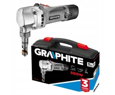 Graphite 500 W žirklės skirtos tiesiai, trapecinei ir gofruotai skardai