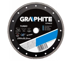Graphite Deimantinis diskas 230 x 22.2 mm, turbo super plonas 57h623