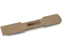 Grasswood® grandiklis valymui ir valymui Pašalina žolės likučius nuo vejapjovių, vejos robotų ir trimerių Tvirtas ir patvarus sodo įrankis Apsaugo korpusą Valymo strypas pagamintas iš medžio