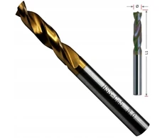 Grąžtas su freza suvirinimo siūlėms Hss-co5 Tin 10mm