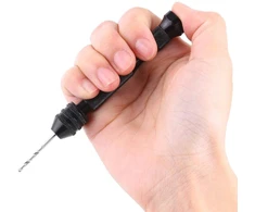 Grąžtų rinkinys, 0,3–3,6 mm griebimo diapazono grąžto griebtuvas rankinis grąžtas su 25 Hss grąžtais medžio gręžimo įrankis tikslus rankinis grąžtas menui, amatams, papuošalų kabinimui ar suvenyrams