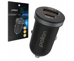 Greitasis automobilinis įkroviklis Polion Usb-a Usb-c 35w Qc3.0 Pd 3a telefonui