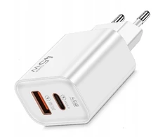 Greitasis tinklo įkroviklis 2 x usb 45w 4000ma