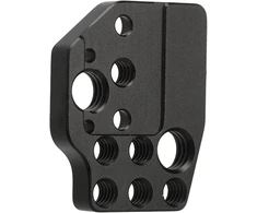 Greito atleidimo plokštelės stabilizatorius kameros narveliui Led hot shoe adapteris su 1/4" skylute 3/8" skylute, skirtas Ronin S Sc Rs2 Rs3 Rsc2