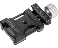 Greito atleidimo spaustukas, aliuminio lydinio kameros trikojo plokštelės spaustukas su 1/4" sriegio anga, skirtas arca standard rrs markins sirui