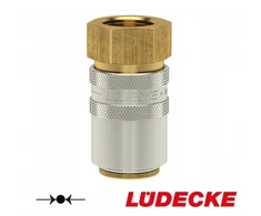 Greitoji jungtis temperatūros reguliavimui Dn 9 Ludecke Gw 1/4" Ms